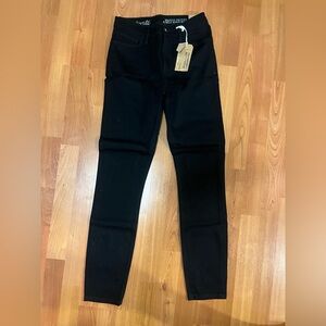 NWT Madewell Jeans Black Skinny Skinny Ankle High Rise Sz 25